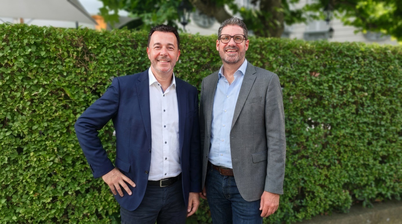 Martin Vogel, directeur général de PCProfi Informatique SA, et Ralph Meyer, CEO de Sonio AG